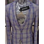 Casual Mens Suit Summer Slim 3 Piece for Wedding Suit (Blazer + Vest + Pants)